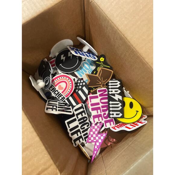Assorted Lot of 50 Slightly Imperfect Bogg Bag Charms - Picture 1 of 1